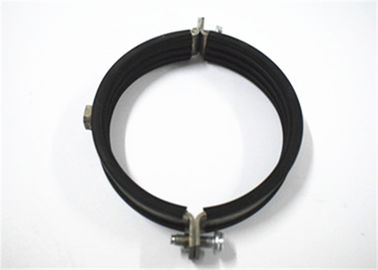Morsetto di tubo spaccato nero dell'anello di gomma per il sistema della metropolitana con 80-400MM galvanizzati