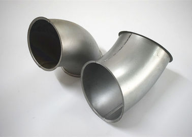 Il tubo d'acciaio galvanizzato dell'aspirazione delle polveri 90 gradi ha premuto le curvature per il sistema di ventilazione