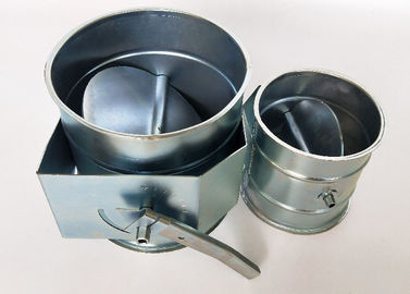 Valvola manuale d'acciaio galvanizzata di Backdraft dell'aria per il sistema della canalizzazione
