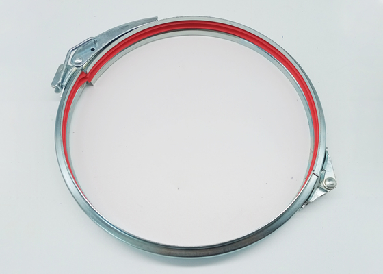 Morsetti di tubo galvanizzati a 6 pollici rapidi dell'anello di serratura con l'anello con sigillo di Epdm