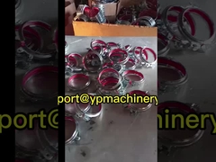 Clip di chiusura rotonda ermetica del morsetto dei morsetti di tubo del rilascio rapido con gomma rossa