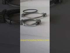 Morsetto per tubo con anello a trazione rapida per sistema di tubazioni modulari