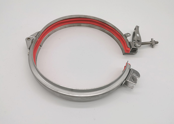 304 condotta Ring Clamp dei morsetti di tubo di acciaio inossidabile 80-600mm