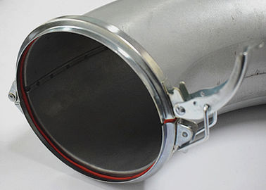 Morsetti galvanizzati cerchio della condotta di ventilazione con i montaggi rapidi di gomma rossi della serratura