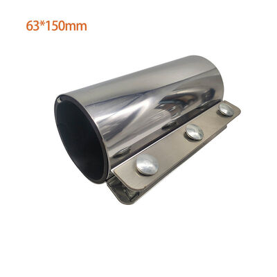 Morsetto per tubi in acciaio inossidabile 430, accoppiamento per tubi in metallo con guarnizione SBR, morsetto di accoppiamento