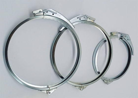 Tipo morsetti di U.S.A. dell'anello sigillante del rilascio rapido di tubo galvanizzati a 2 pollici di 80mm