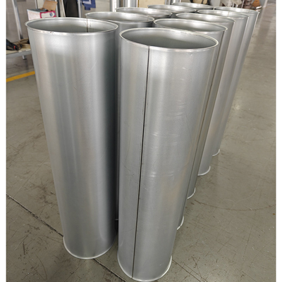 Sistema di estrazione della polvere Tubo di condotto rettilineo Tubo rotondo di flange di condotto con bordo a flange