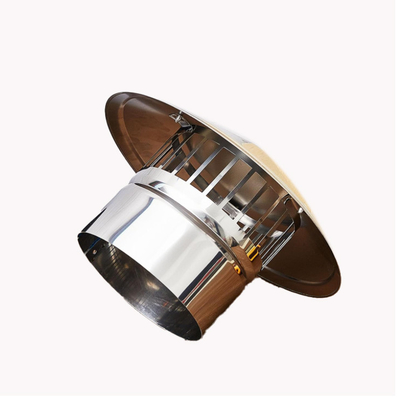 Acciaio inossidabile Roof Rotondo Vent Camini 150mm per camino esterno