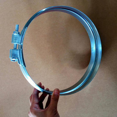 Sistema di condotti Havc Spirale Clampo di condotti Blocco rapido Clampe anello largo in acciaio al carbonio