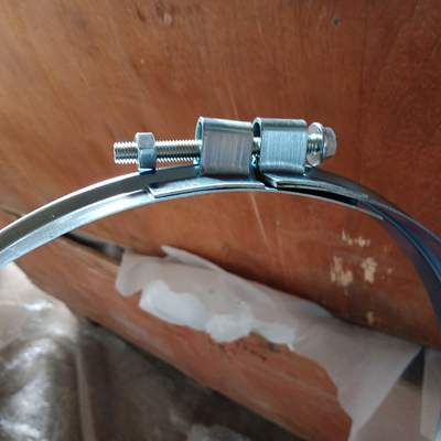 Aggancio regolabile a banda turbo V connessione flange tubo di larghezza del tubo di aggancio spessore 1,0 mm