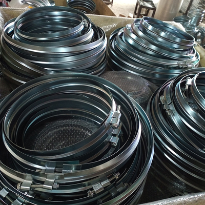 Aggancio regolabile a banda turbo V connessione flange tubo di larghezza del tubo di aggancio spessore 1,0 mm
