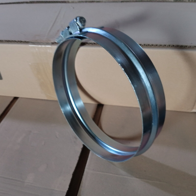 Sistema di condotti Havc Spirale Clampo di condotti Blocco rapido Clampe anello largo in acciaio al carbonio