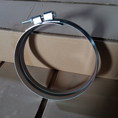 Sistema di condotti Havc Spirale Clampo di condotti Blocco rapido Clampe anello largo in acciaio al carbonio