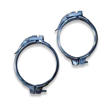 Clampe per tubi a flange galvanizzate da 4 pollici per la temperatura normale