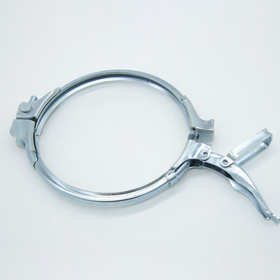 Pipe a flangia compatibili con tubi pesanti Clamps galvanizzati Finitura spessore di 1,0 mm