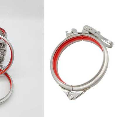 Acciaio inossidabile del morsetto di tubo del rilascio rapido dell'OEM 100mm/acciaio al carbonio con il sigillamento