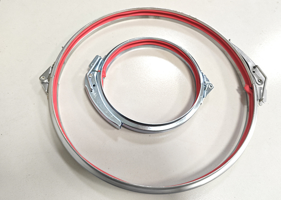 Fascette rotonde per condotti di aspirazione - Materiale DX51D+Z275 zincato