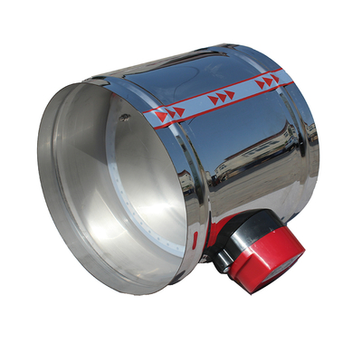 Serranda HVAC elettrica 51-400mm per condotti dell'aria