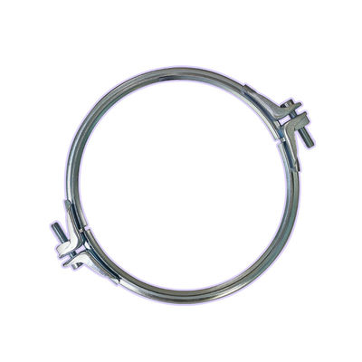 Morsetto per tubi bullonato da 150 mm con produzione personalizzata per sistemi di ventilazione e rimozione polveri