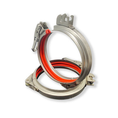 SUS304 Chiusura rapida del tubo Chiusura rapida dell'anello del condotto anello del tamburo Chiusura anello degli anelli