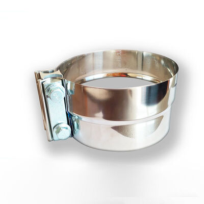 5 pollici 0,5 mm spessore 304 in acciaio inossidabile rotondo riducente del tubo di scarico pinza Muffler pinza