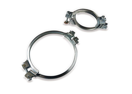 Clampe per tubi galvanizzati da 140 mm di rilascio rapido Clampe per tubi di condotto Sprial Clips