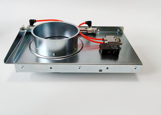 Portone più umido scorrevole pneumatico 100mm SS304 di scoppio della raccolta di polvere del flusso d'aria