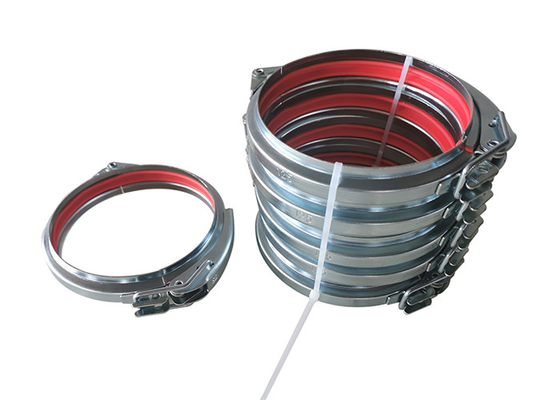 Galvanizzato rapidamente colleghi il morsetto di tubo della condotta con la serratura per il tubo della flangia e le curvature urgenti