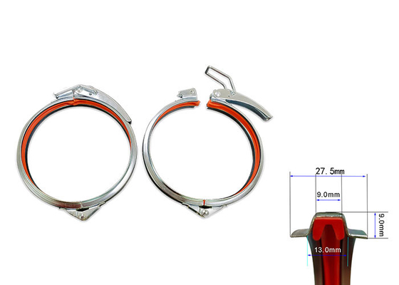 Morsetto di tubo galvanizzato peso leggero del rilascio rapido della guarnizione per l'accessorio per tubi