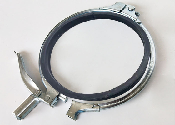 Ventilazione della presa d'aria 150 anello con sigillo di gomma di spessore del morsetto 2.0mm della metropolitana del rilascio rapido di millimetro