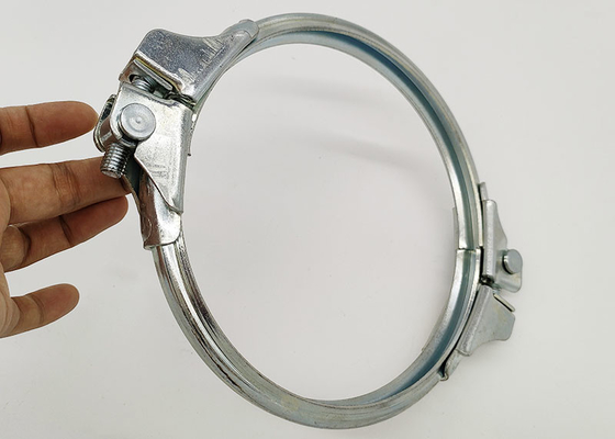 Morsetto con scanalatura a V in acciaio al carbonio rotondo da 150 mm con bullone ad anello di tenuta indipendente