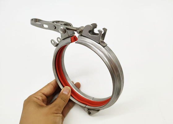 Modulo Pipeline Polvere 5 pollici Pipe clip di rilascio rapido Clamps acciaio inossidabile 304