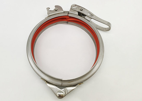 morsetto di tubo del rilascio rapido di 160mm per i sistemi di HVAC