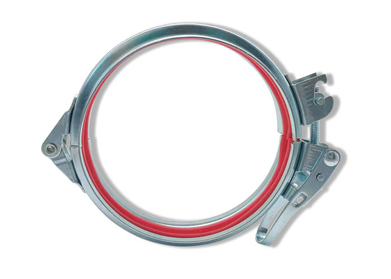 Clampo per tubi galvanizzati da 150 mm per il sistema di raccolta della polvere