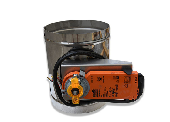 2 nm di acciaio inossidabile Hvac Dammers di zona di condotte 220v senza flange
