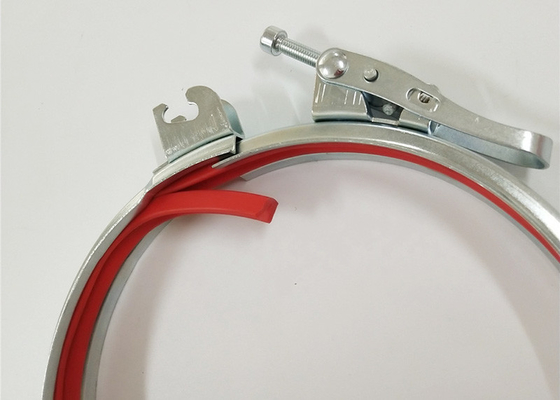 Pipa adatta per il giro di regolazione per bullone di rilascio rapido Clampo per tubi di acciaio galvanizzato Clips di acciaio 160mm