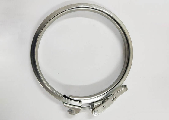 Clampo per tubi a scarico rapido galvanizzato tenuto all'aria Clampo per collegamento rapido Spessore 1,0 mm