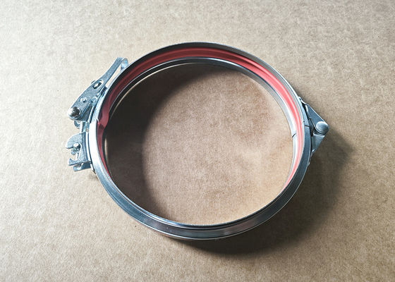 Clampe per tubi ad alta coppia a bassa pressione galvanizzate 80-600 mm