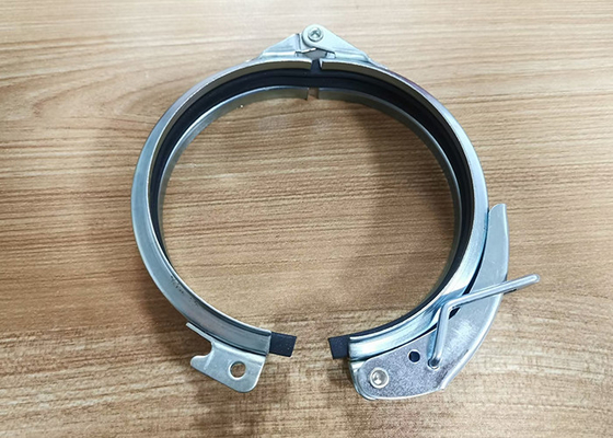Clampe per tubi di acciaio galvanizzato da 120 mm per il sistema di condotti