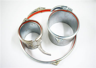 Acciaio inossidabile galvanizzato delle fascette stringitube del rilascio rapido, morsetto di tubo regolabile a 4-23 pollici