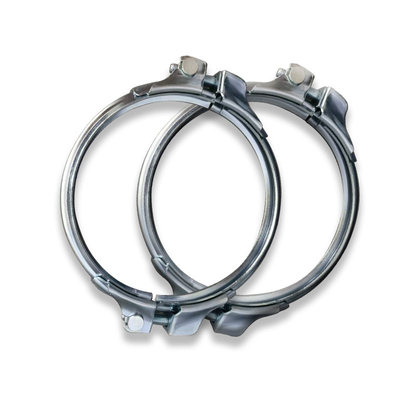 Clampe per tubi galvanizzati da 2,0 mm di peso pesante Clampe metalliche a condotto rapido di rilascio di ventilazione