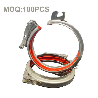 Pull Ring Pipe Clamp Acciaio inossidabile 304 Rapido rilascio Regolabile Bolt Pipe Clamp