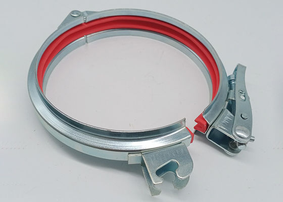 Morsetto di tubo galvanizzato 120mm di gomma di Ring Dust Removal Flange di sigillamento per collegamento