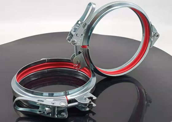 Il connettore a spirale Bolt del tubo arieggia i ganci del tubo galvanizzati 140MM